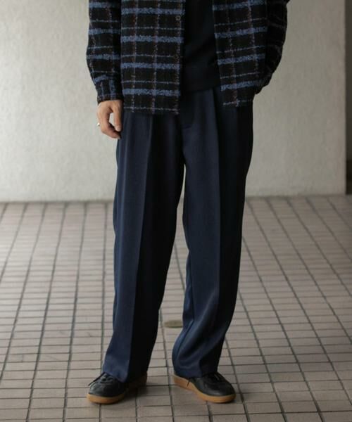 SENSE OF PLACE by URBAN RESEARCH / センスオブプレイス バイ アーバンリサーチ その他パンツ | 『セットアップ対応』ウールライクダブルタックワイドパンツ | 詳細2