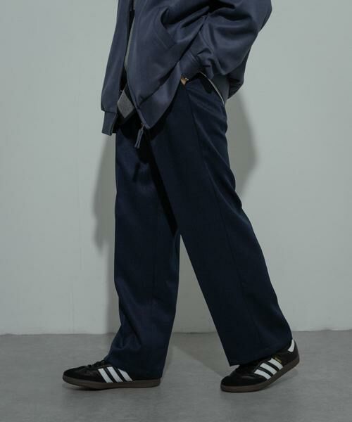 SENSE OF PLACE by URBAN RESEARCH / センスオブプレイス バイ アーバンリサーチ その他パンツ | 『セットアップ対応』ウールライクダブルタックワイドパンツ | 詳細21