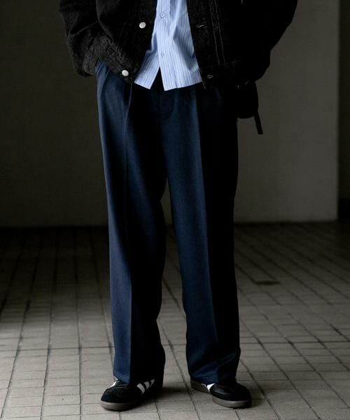 SENSE OF PLACE by URBAN RESEARCH / センスオブプレイス バイ アーバンリサーチ その他パンツ | 『セットアップ対応』ウールライクダブルタックワイドパンツ | 詳細7