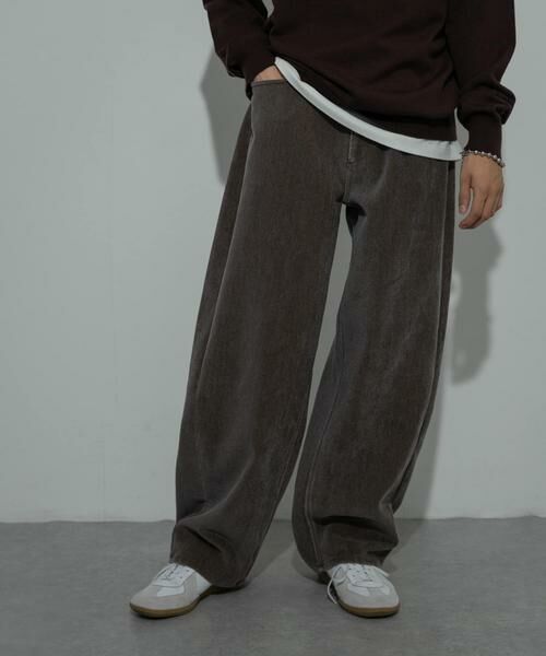 SENSE OF PLACE by URBAN RESEARCH / センスオブプレイス バイ アーバンリサーチ その他パンツ | 『セットアップ対応』ヴィンテージツイルカーブパンツ | 詳細3