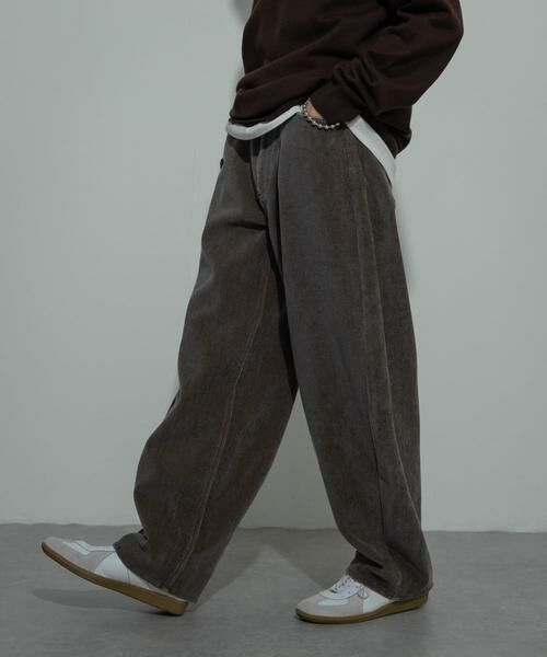 SENSE OF PLACE by URBAN RESEARCH / センスオブプレイス バイ アーバンリサーチ その他パンツ | 『セットアップ対応』ヴィンテージツイルカーブパンツ | 詳細4