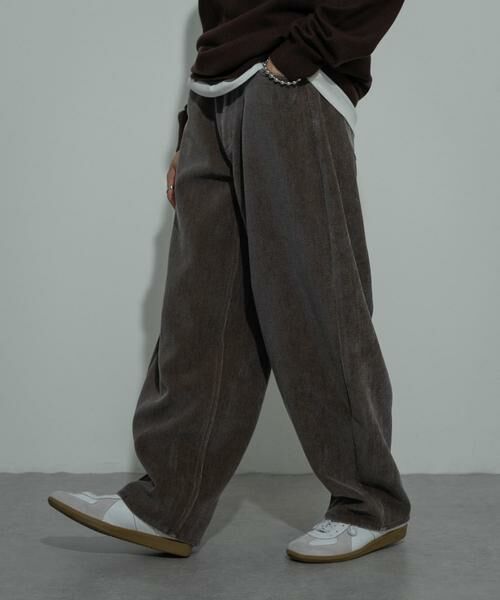 SENSE OF PLACE by URBAN RESEARCH / センスオブプレイス バイ アーバンリサーチ その他パンツ | 『セットアップ対応』ヴィンテージツイルカーブパンツ | 詳細5