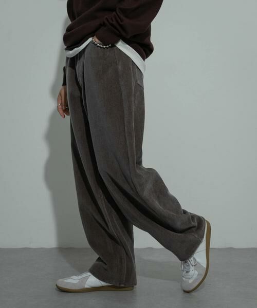 SENSE OF PLACE by URBAN RESEARCH / センスオブプレイス バイ アーバンリサーチ その他パンツ | 『セットアップ対応』ヴィンテージツイルカーブパンツ | 詳細6