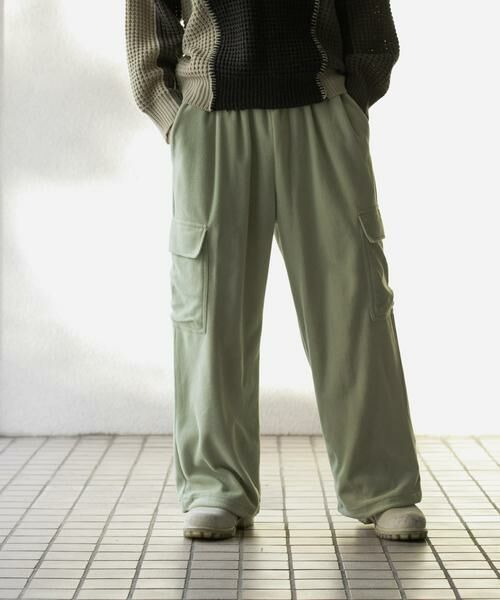 SENSE OF PLACE by URBAN RESEARCH / センスオブプレイス バイ アーバンリサーチ その他パンツ | フリースカーゴパンツ | 詳細1