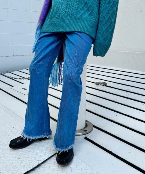 SENSE OF PLACE by URBAN RESEARCH / センスオブプレイス バイ アーバンリサーチ デニムパンツ | 『別注』SHUHEI KOKI×SENSE OF PLACE　フレアデニム | 詳細3