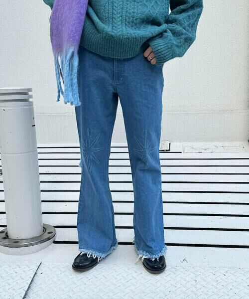 SENSE OF PLACE by URBAN RESEARCH / センスオブプレイス バイ アーバンリサーチ デニムパンツ | 『別注』SHUHEI KOKI×SENSE OF PLACE　フレアデニム | 詳細4