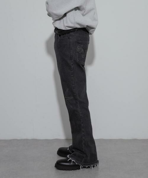 SENSE OF PLACE by URBAN RESEARCH / センスオブプレイス バイ アーバンリサーチ デニムパンツ | 『別注』SHUHEI KOKI×SENSE OF PLACE　フレアデニム | 詳細24