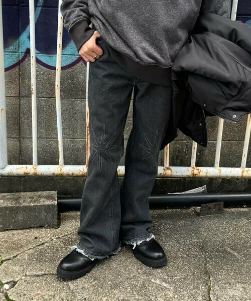 SENSE OF PLACE by URBAN RESEARCH / センスオブプレイス バイ アーバンリサーチ デニムパンツ | 『別注』SHUHEI KOKI×SENSE OF PLACE　フレアデニム | 詳細17