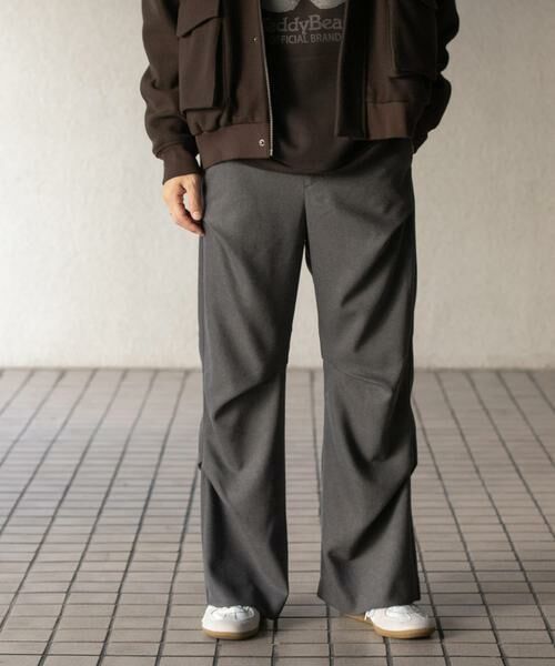 SENSE OF PLACE by URBAN RESEARCH / センスオブプレイス バイ アーバンリサーチ その他パンツ | ウールライクランダムタックパンツ | 詳細14