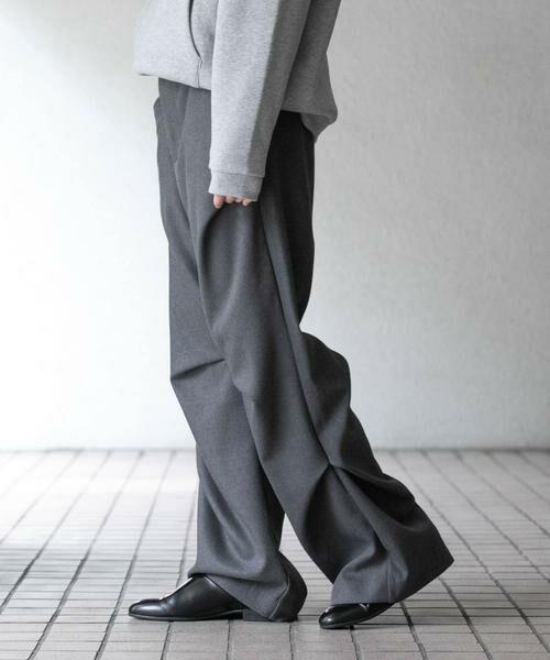 SENSE OF PLACE by URBAN RESEARCH / センスオブプレイス バイ アーバンリサーチ その他パンツ | ウールライクランダムタックパンツ | 詳細23