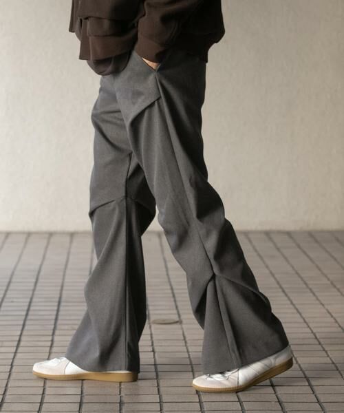 SENSE OF PLACE by URBAN RESEARCH / センスオブプレイス バイ アーバンリサーチ その他パンツ | ウールライクランダムタックパンツ | 詳細15