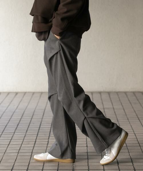 SENSE OF PLACE by URBAN RESEARCH / センスオブプレイス バイ アーバンリサーチ その他パンツ | ウールライクランダムタックパンツ | 詳細16