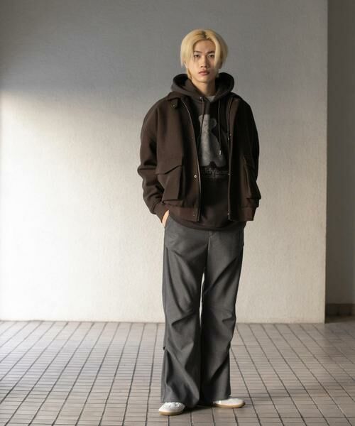 SENSE OF PLACE by URBAN RESEARCH / センスオブプレイス バイ アーバンリサーチ その他パンツ | ウールライクランダムタックパンツ | 詳細17