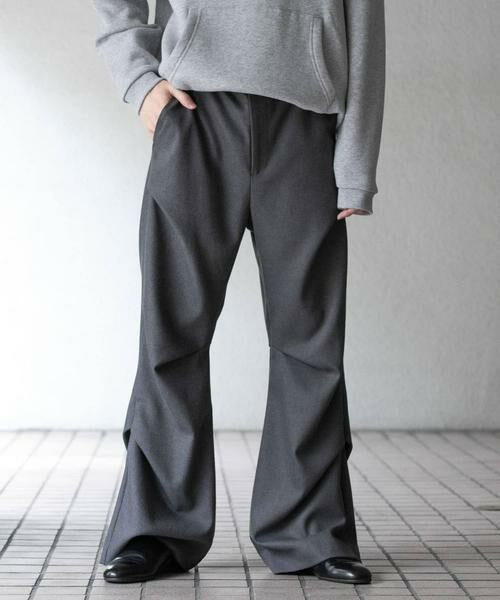 SENSE OF PLACE by URBAN RESEARCH / センスオブプレイス バイ アーバンリサーチ その他パンツ | ウールライクランダムタックパンツ | 詳細20