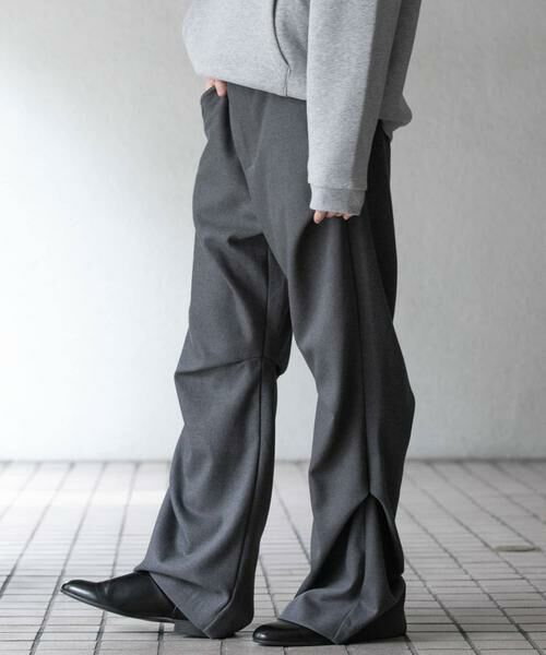 SENSE OF PLACE by URBAN RESEARCH / センスオブプレイス バイ アーバンリサーチ その他パンツ | ウールライクランダムタックパンツ | 詳細22