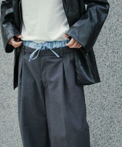 SENSE OF PLACE by URBAN RESEARCH / センスオブプレイス バイ アーバンリサーチ その他パンツ | ウールライクフェイクレイヤードスラックス