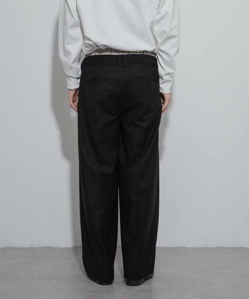 SENSE OF PLACE by URBAN RESEARCH / センスオブプレイス バイ アーバンリサーチ その他パンツ | ウールライクフェイクレイヤードスラックス | 詳細8