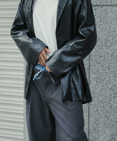 SENSE OF PLACE by URBAN RESEARCH / センスオブプレイス バイ アーバンリサーチ その他パンツ | ウールライクフェイクレイヤードスラックス | 詳細13