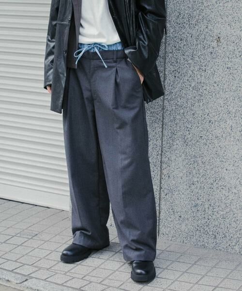 SENSE OF PLACE by URBAN RESEARCH / センスオブプレイス バイ アーバンリサーチ その他パンツ | ウールライクフェイクレイヤードスラックス | 詳細15