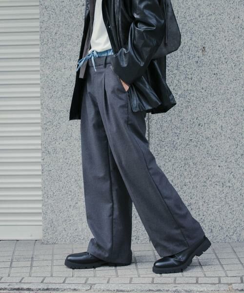 SENSE OF PLACE by URBAN RESEARCH / センスオブプレイス バイ アーバンリサーチ その他パンツ | ウールライクフェイクレイヤードスラックス | 詳細16