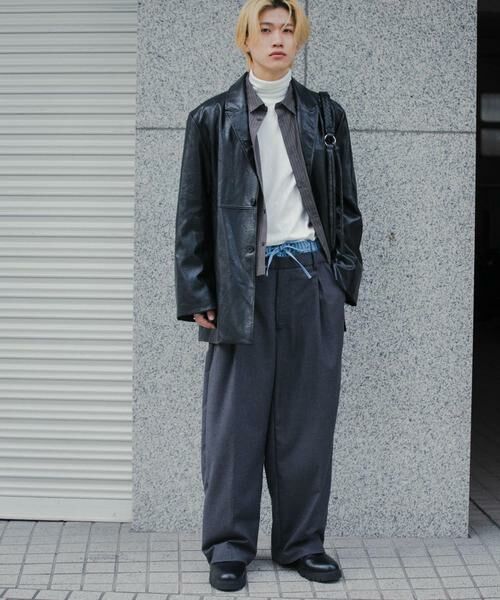 SENSE OF PLACE by URBAN RESEARCH / センスオブプレイス バイ アーバンリサーチ その他パンツ | ウールライクフェイクレイヤードスラックス | 詳細17