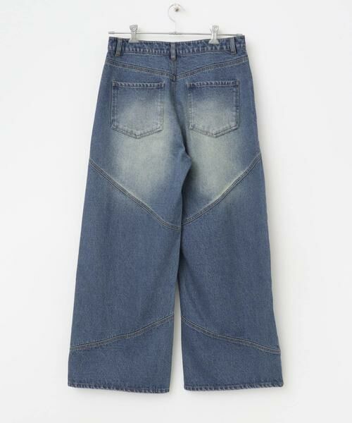 SENSE OF PLACE by URBAN RESEARCH / センスオブプレイス バイ アーバンリサーチ その他パンツ | ラウンドパネルワイドデニム | 詳細11