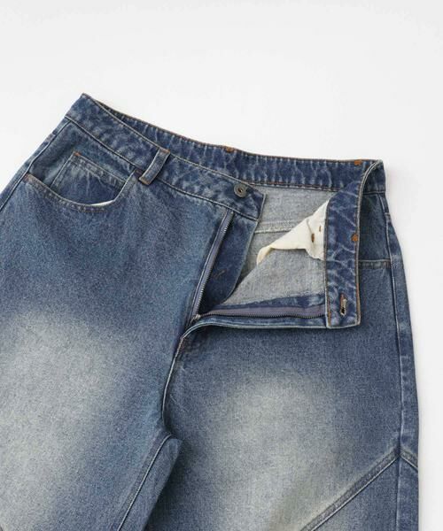 SENSE OF PLACE by URBAN RESEARCH / センスオブプレイス バイ アーバンリサーチ その他パンツ | ラウンドパネルワイドデニム | 詳細9