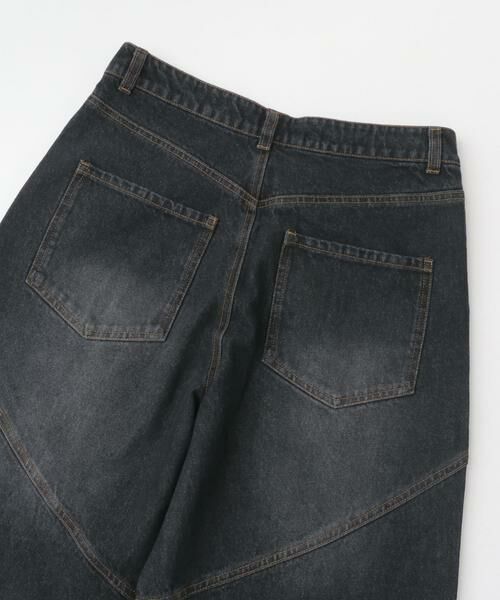 SENSE OF PLACE by URBAN RESEARCH / センスオブプレイス バイ アーバンリサーチ その他パンツ | ラウンドパネルワイドデニム | 詳細24