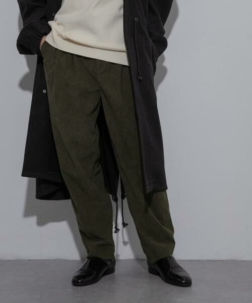 SENSE OF PLACE by URBAN RESEARCH / センスオブプレイス バイ アーバンリサーチ その他パンツ | コーデュロイタックテーパードスラックス | 詳細1