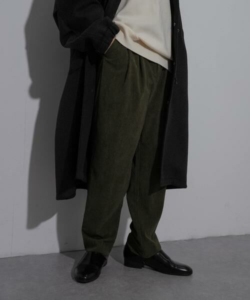 SENSE OF PLACE by URBAN RESEARCH / センスオブプレイス バイ アーバンリサーチ その他パンツ | コーデュロイタックテーパードスラックス | 詳細4