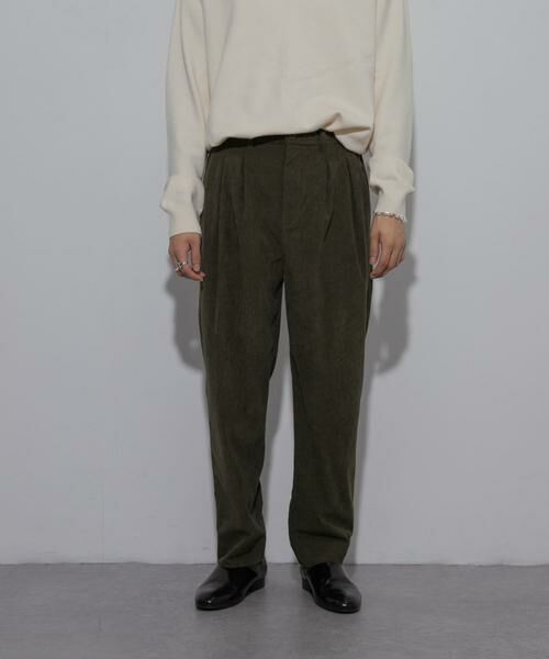 SENSE OF PLACE by URBAN RESEARCH / センスオブプレイス バイ アーバンリサーチ その他パンツ | コーデュロイタックテーパードスラックス | 詳細8