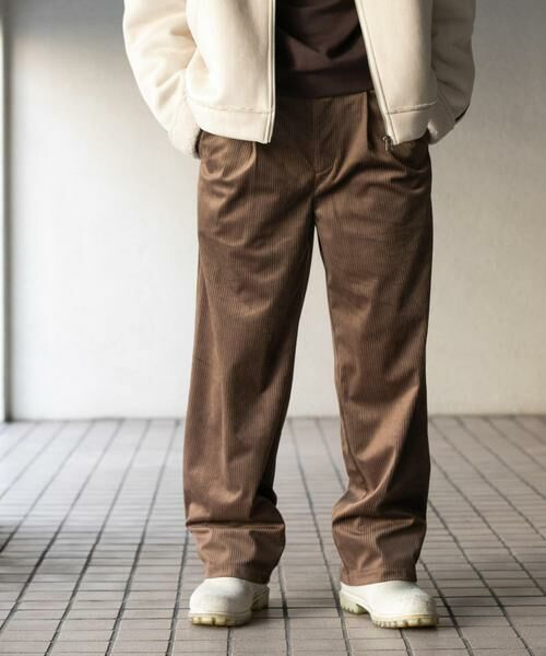 SENSE OF PLACE by URBAN RESEARCH / センスオブプレイス バイ アーバンリサーチ その他パンツ | コーデュロイタックワイドパンツ | 詳細1