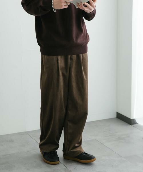 SENSE OF PLACE by URBAN RESEARCH / センスオブプレイス バイ アーバンリサーチ その他パンツ | コーデュロイタックワイドパンツ | 詳細11