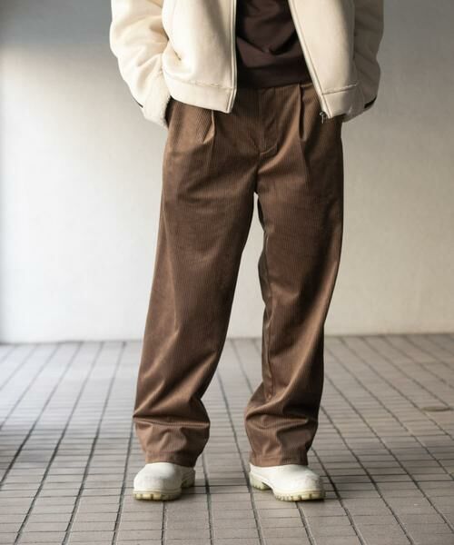 SENSE OF PLACE by URBAN RESEARCH / センスオブプレイス バイ アーバンリサーチ その他パンツ | コーデュロイタックワイドパンツ | 詳細2