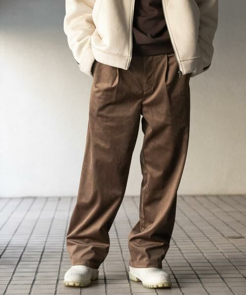 SENSE OF PLACE by URBAN RESEARCH / センスオブプレイス バイ アーバンリサーチ その他パンツ | コーデュロイタックワイドパンツ | 詳細3