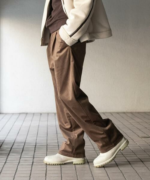 SENSE OF PLACE by URBAN RESEARCH / センスオブプレイス バイ アーバンリサーチ その他パンツ | コーデュロイタックワイドパンツ | 詳細4