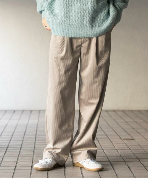 SENSE OF PLACE by URBAN RESEARCH / センスオブプレイス バイ アーバンリサーチ その他パンツ | コーデュロイタックワイドパンツ | 詳細17