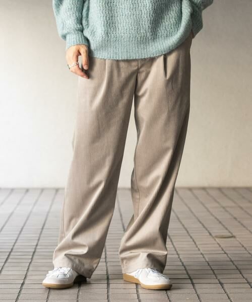 SENSE OF PLACE by URBAN RESEARCH / センスオブプレイス バイ アーバンリサーチ その他パンツ | コーデュロイタックワイドパンツ | 詳細18