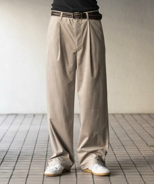 SENSE OF PLACE by URBAN RESEARCH / センスオブプレイス バイ アーバンリサーチ その他パンツ | コーデュロイタックワイドパンツ | 詳細23