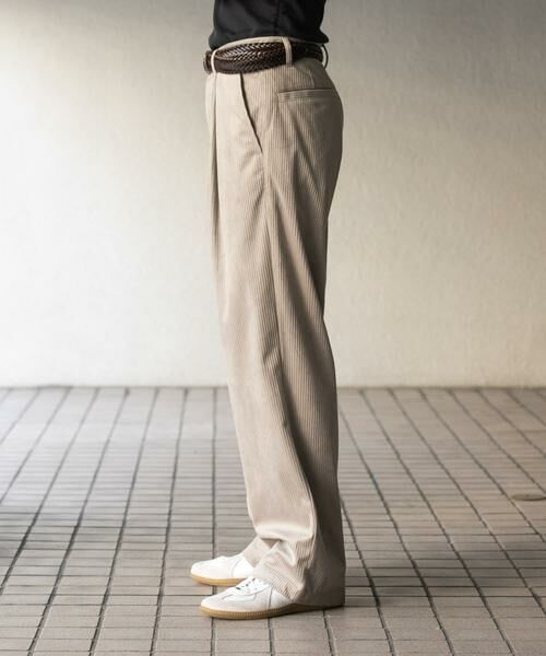 SENSE OF PLACE by URBAN RESEARCH / センスオブプレイス バイ アーバンリサーチ その他パンツ | コーデュロイタックワイドパンツ | 詳細24
