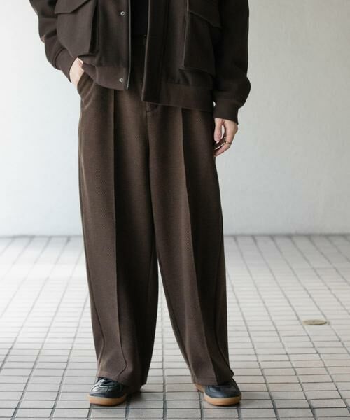 SENSE OF PLACE by URBAN RESEARCH / センスオブプレイス バイ アーバンリサーチ その他パンツ | メルトンライクワイドパンツ | 詳細1