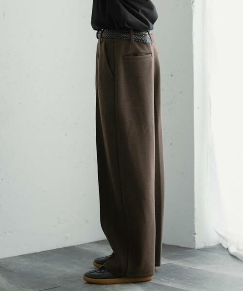 SENSE OF PLACE by URBAN RESEARCH / センスオブプレイス バイ アーバンリサーチ その他パンツ | メルトンライクワイドパンツ | 詳細10