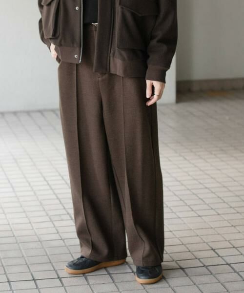 SENSE OF PLACE by URBAN RESEARCH / センスオブプレイス バイ アーバンリサーチ その他パンツ | メルトンライクワイドパンツ | 詳細2