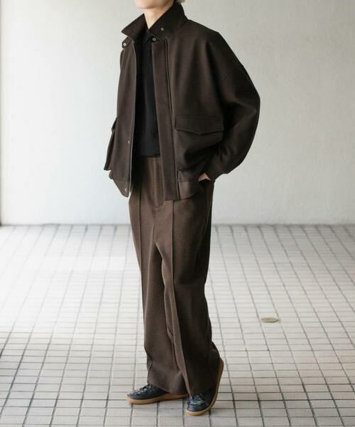 SENSE OF PLACE by URBAN RESEARCH / センスオブプレイス バイ アーバンリサーチ その他パンツ | メルトンライクワイドパンツ | 詳細8