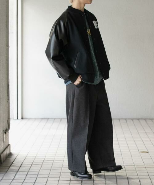 SENSE OF PLACE by URBAN RESEARCH / センスオブプレイス バイ アーバンリサーチ その他パンツ | メルトンライクワイドパンツ | 詳細23