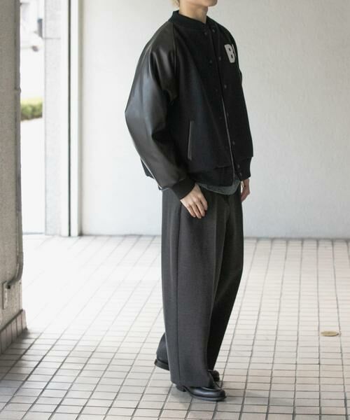SENSE OF PLACE by URBAN RESEARCH / センスオブプレイス バイ アーバンリサーチ その他パンツ | メルトンライクワイドパンツ | 詳細25