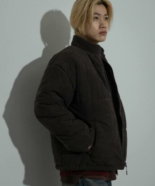SENSE OF PLACE by URBAN RESEARCH / センスオブプレイス バイ アーバンリサーチ ダウンジャケット・ベスト | 『ユニセックス』コーデュロイパデットブルゾン | 詳細4