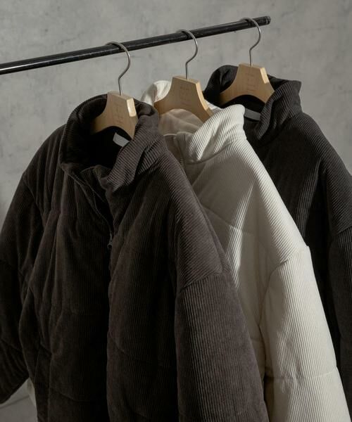 SENSE OF PLACE by URBAN RESEARCH / センスオブプレイス バイ アーバンリサーチ ダウンジャケット・ベスト | 『ユニセックス』コーデュロイパデットブルゾン | 詳細9