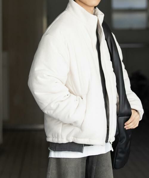 SENSE OF PLACE by URBAN RESEARCH / センスオブプレイス バイ アーバンリサーチ ダウンジャケット・ベスト | 『ユニセックス』コーデュロイパデットブルゾン | 詳細18