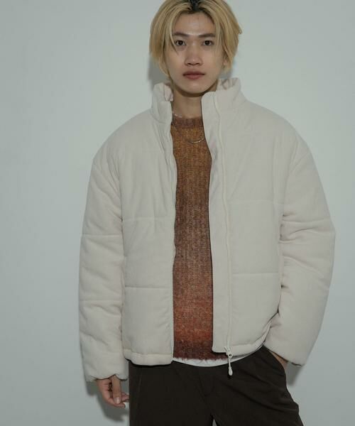 SENSE OF PLACE by URBAN RESEARCH / センスオブプレイス バイ アーバンリサーチ ダウンジャケット・ベスト | 『ユニセックス』コーデュロイパデットブルゾン | 詳細22